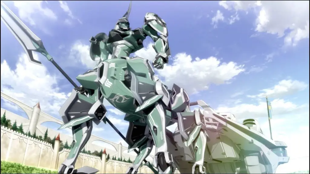 Gambar robot mecha di anime Knight and Magic