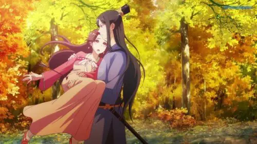Romansa di Negeri Tirai Bambu Gambar anime China romantis dengan latar belakang kerajaan kuno