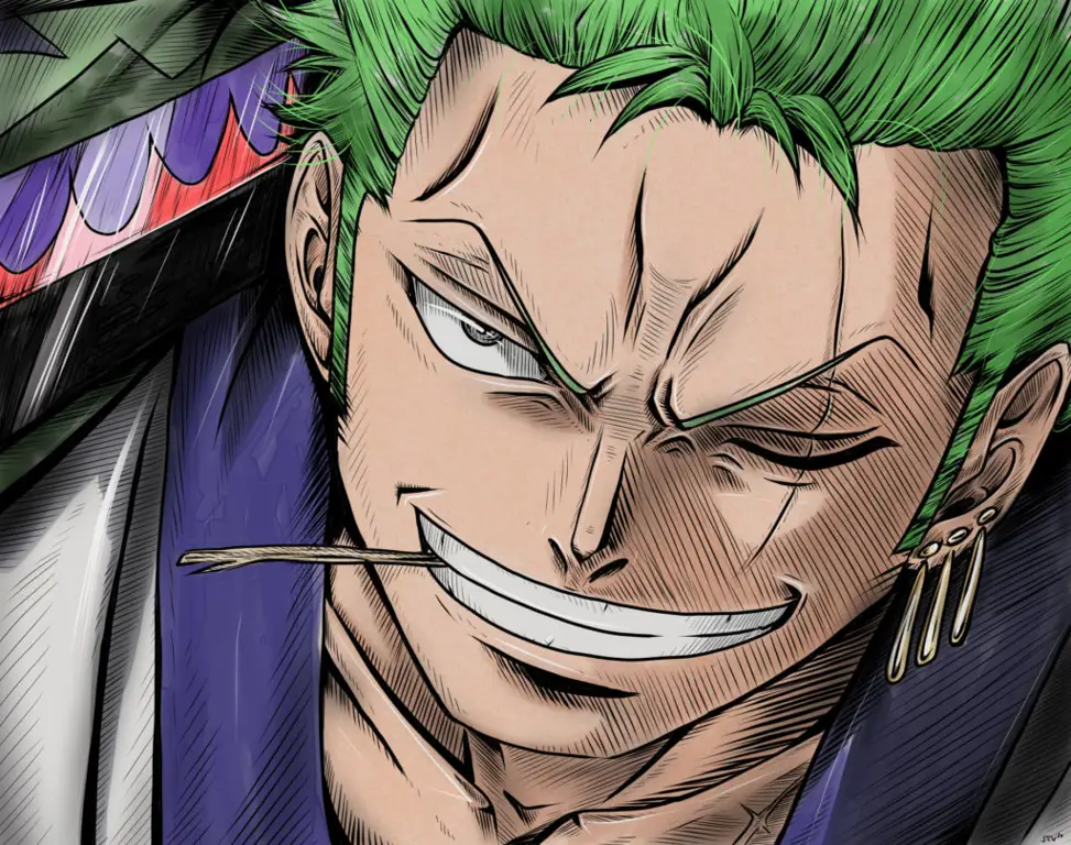 Gambar Roronoa Zoro dari One Piece