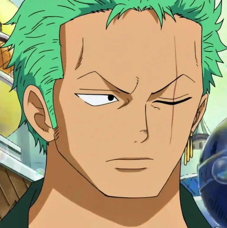 Gambar Roronoa Zoro, ahli pedang kru Topi Jerami