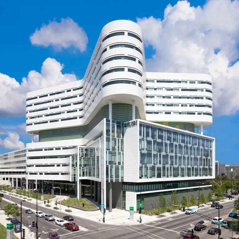 Interior rumah sakit Gaffney Chicago Medical Center