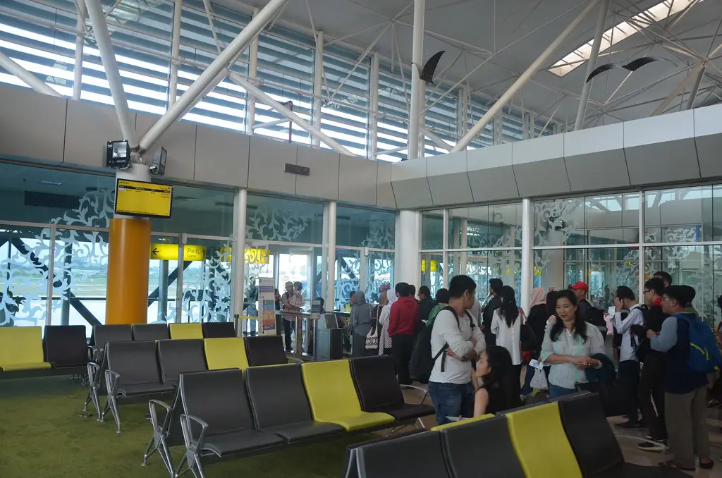 Interior Sultan Thaha Airport Jambi yang modern dan nyaman