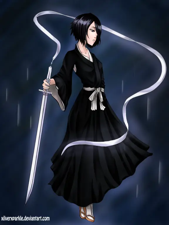 Rukia Kuchiki, Soul Reaper yang membantu Ichigo.