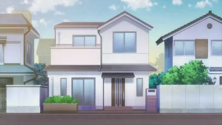 Gambar rumah bergaya anime Jepang