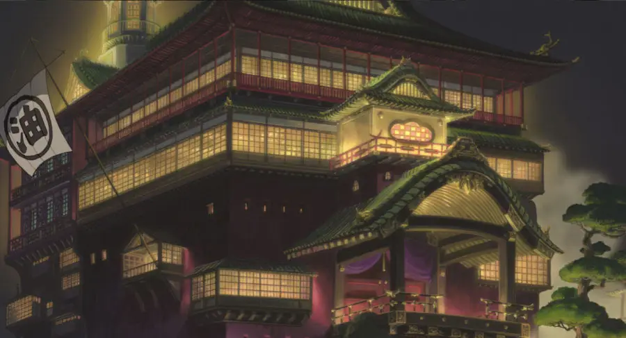 Adegan rumah pemandian di Spirited Away