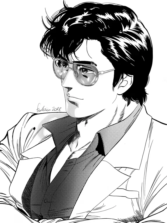 Ryo Saeba, karakter utama City Hunter Ryo Saeba dari City Hunter
