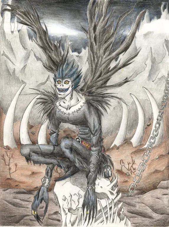 Gambar Ryuk, Shinigami dari Death Note