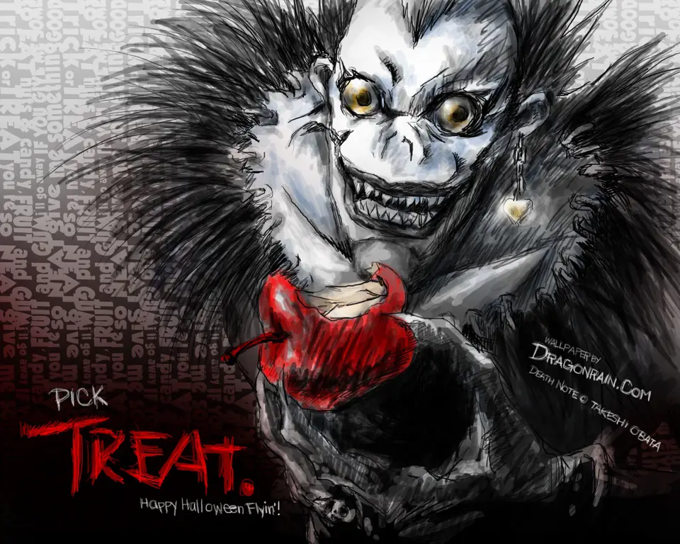 Gambar Ryuk, Shinigami dalam Death Note