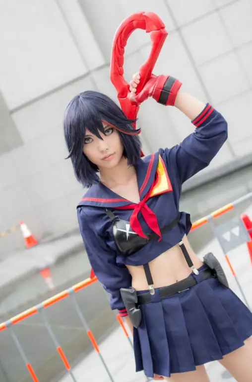 Gambar Ryuko Matoi dari anime Kill la Kill