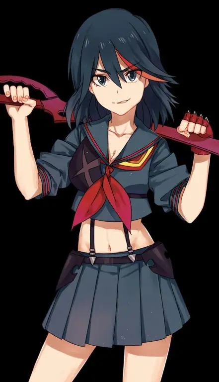 Gambar Ryuko Matoi dari Kill la Kill