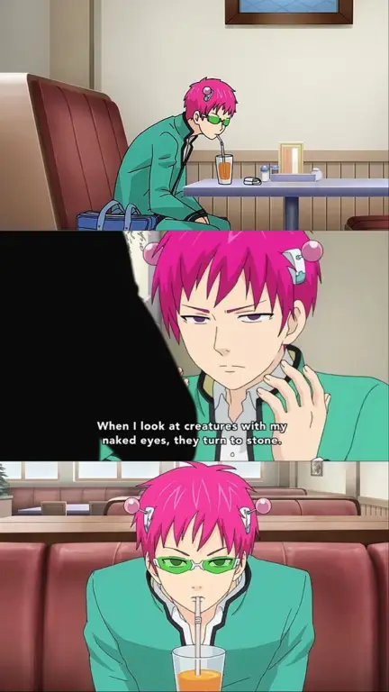 Adegan anime Saiki Kusuo yang menarik