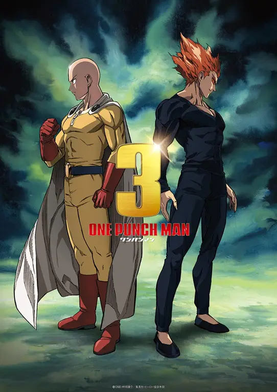 Gambar Saitama di One Punch Man Season 3