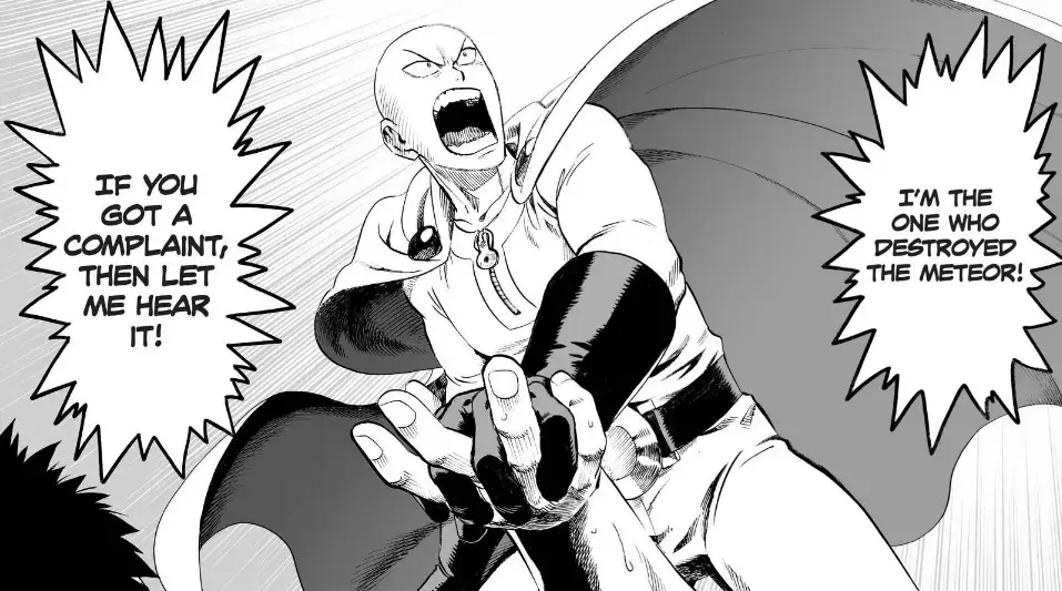 Saitama dalam aksi di episode 4 One Punch Man