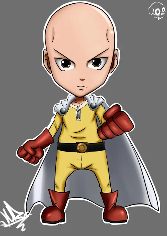 Gambar Saitama dari One Punch Man