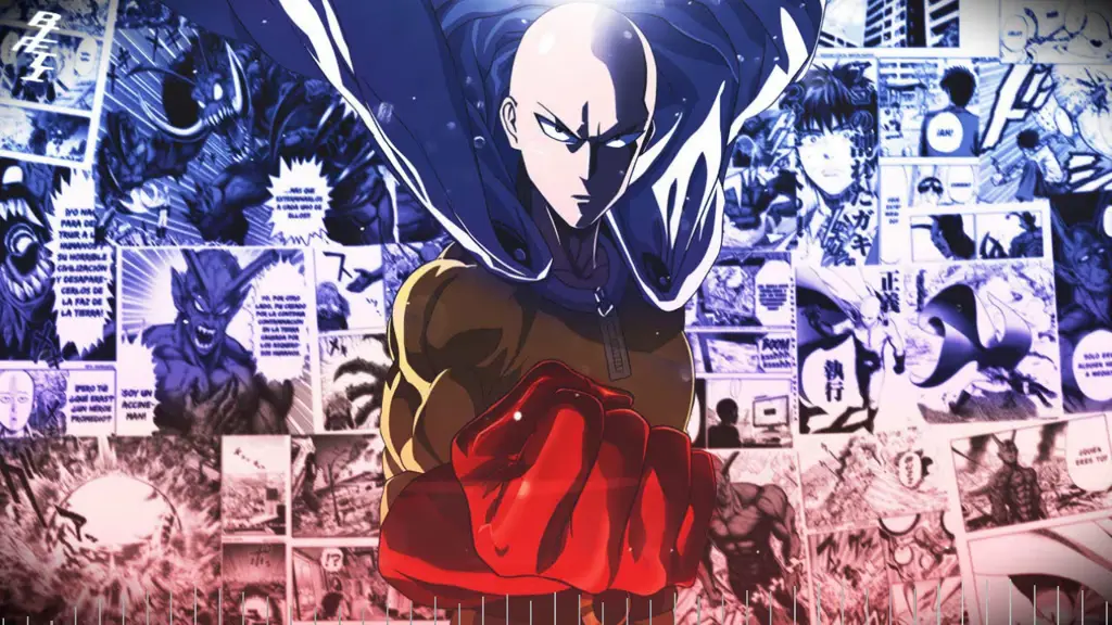 Gambar Saitama di One Punch Man Season 2