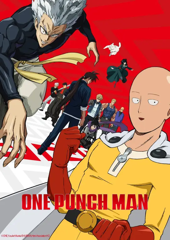 Saitama, sang pahlawan botak yang kuat Gambar Saitama dari One Punch Man season 2