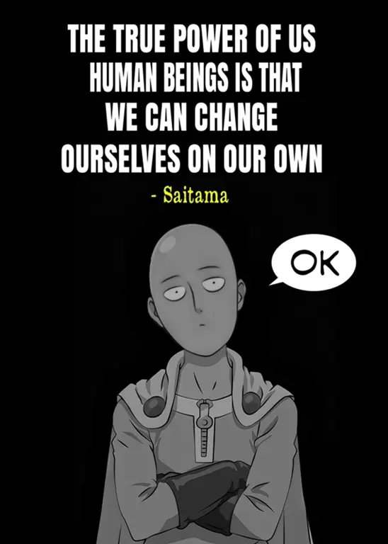 Gambar Saitama dari One Punch Man