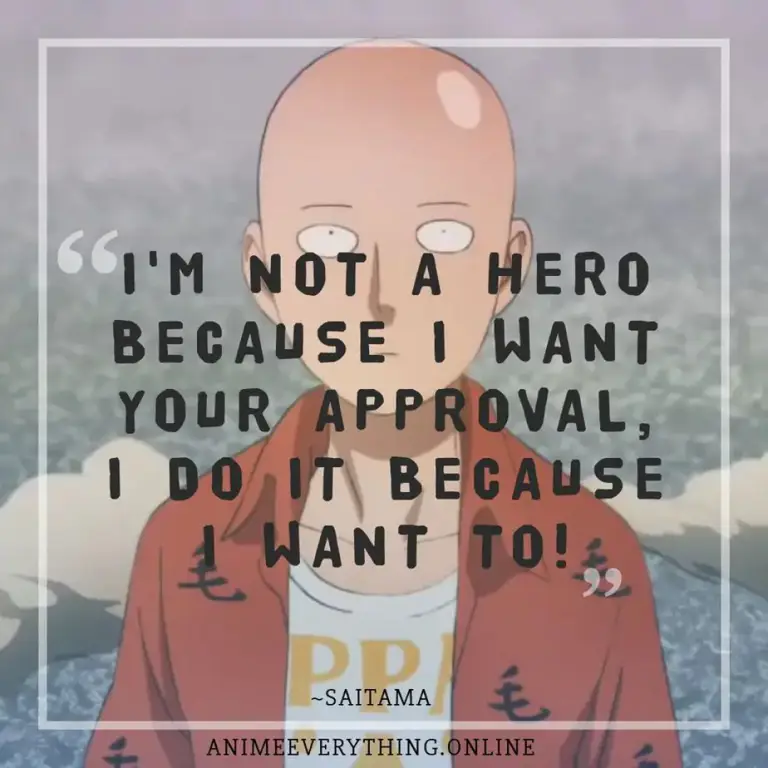 Gambar Saitama dari One Punch Man