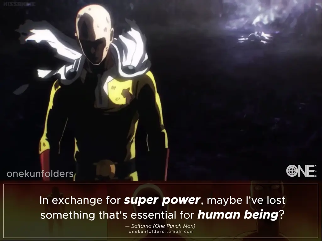 Gambar Saitama, karakter utama One Punch Man