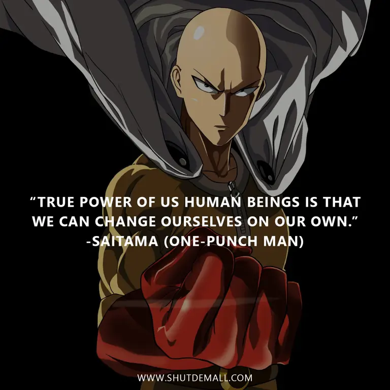 Gambar Saitama, karakter utama One Punch Man