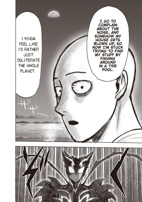 Saitama dalam One Punch Man Chapter 46