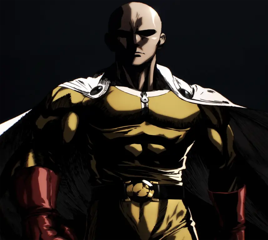 Gambar Saitama, tokoh utama One Punch Man