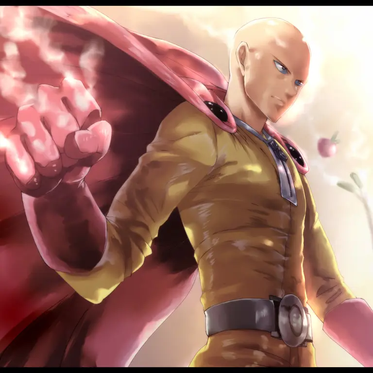 Gambar Saitama, karakter utama One Punch Man