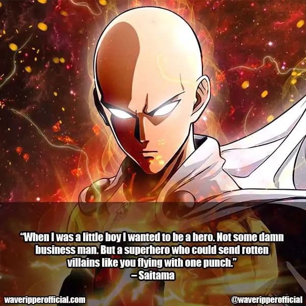 Gambar Saitama, tokoh utama One Punch Man