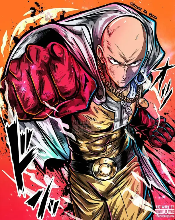 Saitama, karakter utama One Punch Man