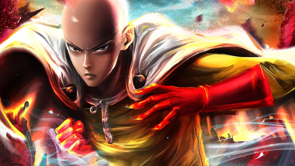 Gambar Saitama, tokoh utama One Punch Man