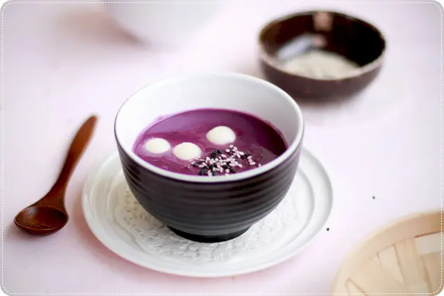 Dessert lezat dari ubi murasaki