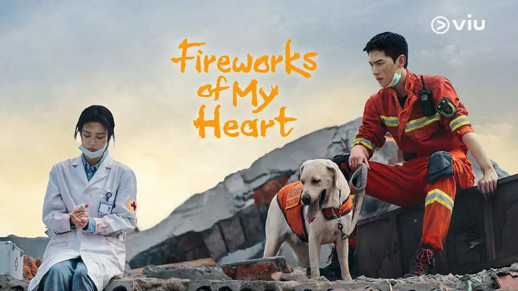 Cuplikan adegan dari Fireworks of My Heart episode 13