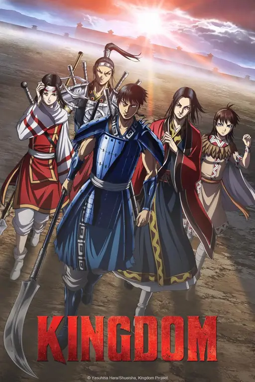 Poster promosi anime Kingdom season 2