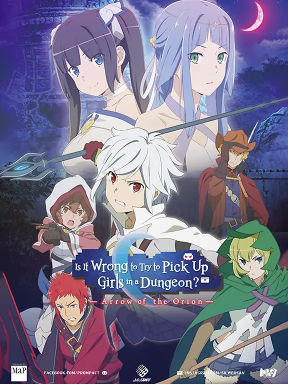 Poster resmi Danmachi Season 4