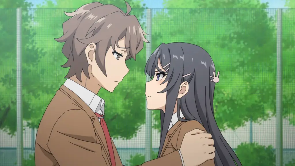 Gambar Sakuta Azusagawa dari anime Rascal Does Not Dream of Bunny Girl Senpai