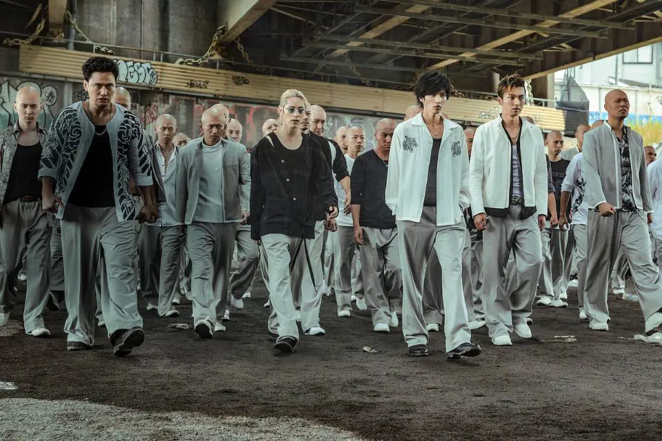 Salah satu adegan aksi dalam film High & Low The Movie Adegan menegangkan dari film High & Low The Movie