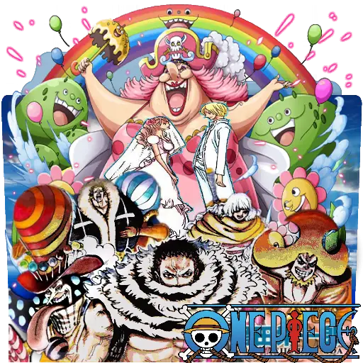 Salah satu adegan di arc Whole Cake Island Gambar yang berkaitan dengan arc Whole Cake Island