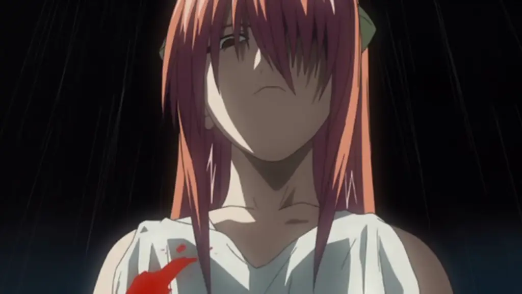 Adegan anime Elfen Lied