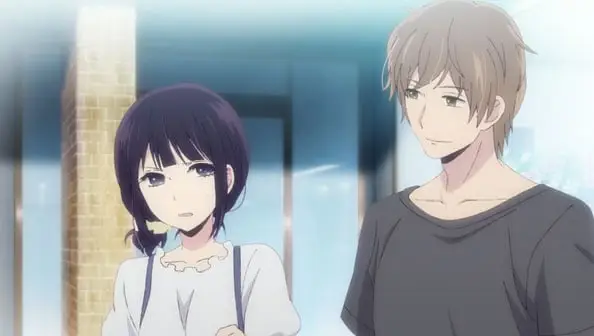 Adegan romantis dalam anime Kuzu no Honkai