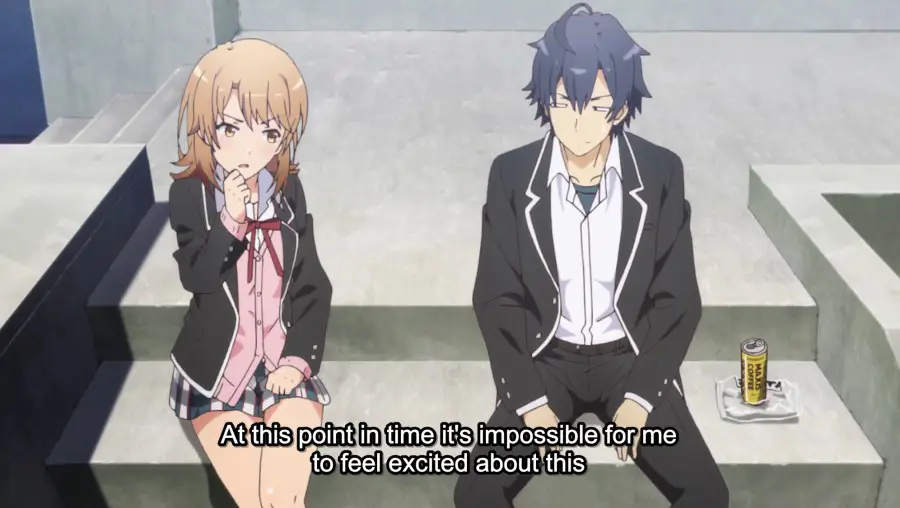 Gambar adegan romantis dari Oregairu