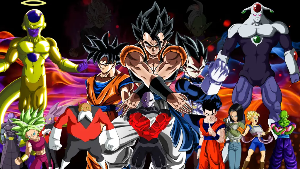 Gambar adegan Tournament of Power dari Dragon Ball Super