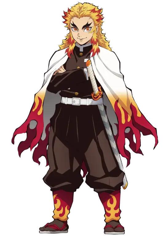 Salah satu Hashira yang kuat Gambar Rengoku Kyojuro, salah satu Hashira