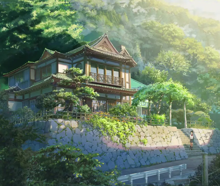 Pemandangan indah dari film Kimi no Na Wa.