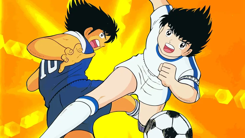 Gambar cuplikan dari anime Captain Tsubasa: Road to 2002