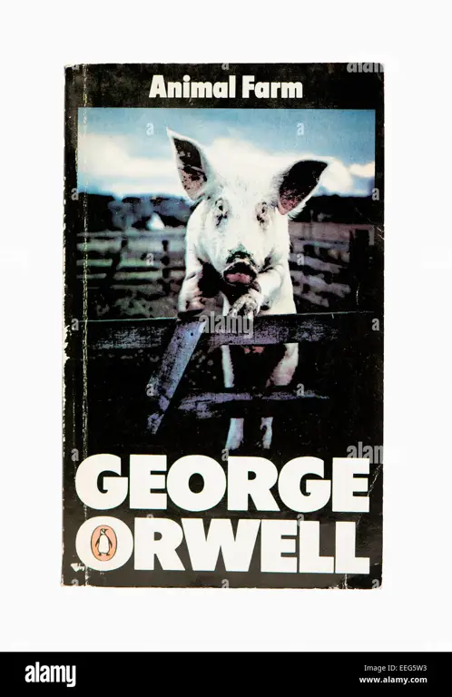 Sampul buku Animal Farm karya George Orwell