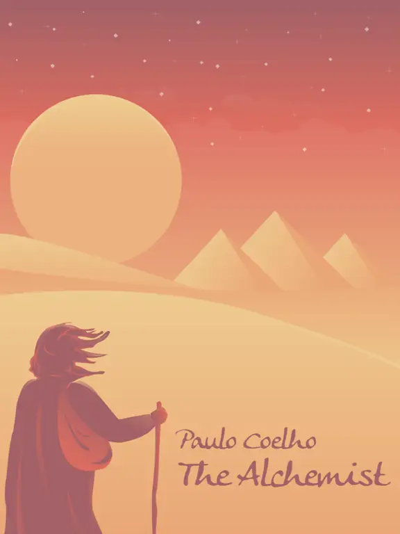 Sampul buku The Alchemist karya Paulo Coelho