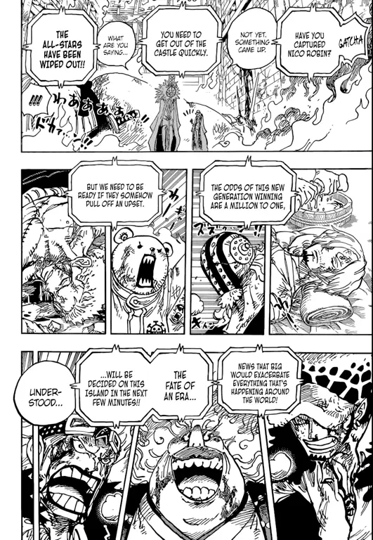 Sampul komik One Piece chapter 1036