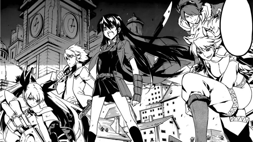 Sampul manga Akame ga Kill