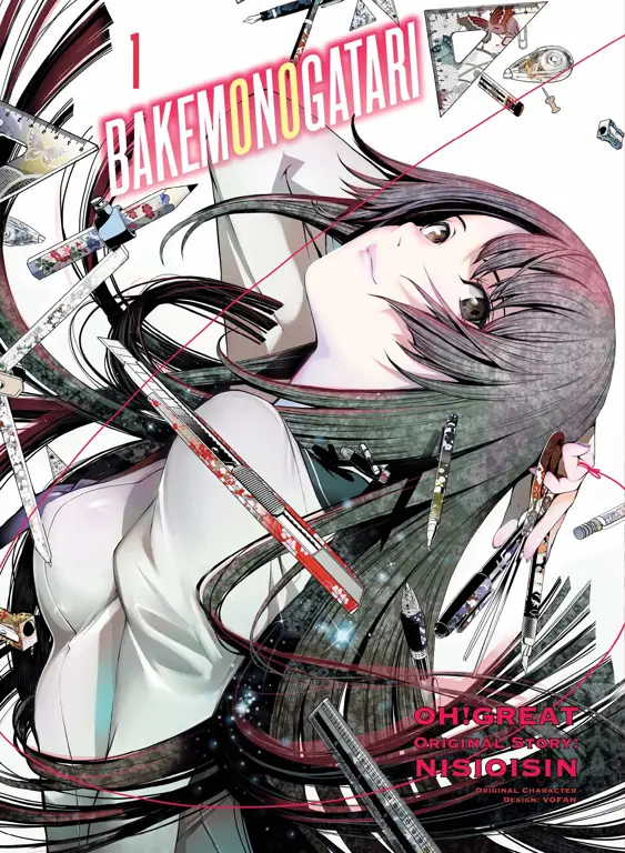 Sampul manga Bakemonogatari