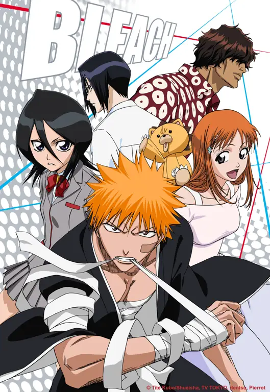 Sampul manga Bleach yang menampilkan Ichigo dan Aizen